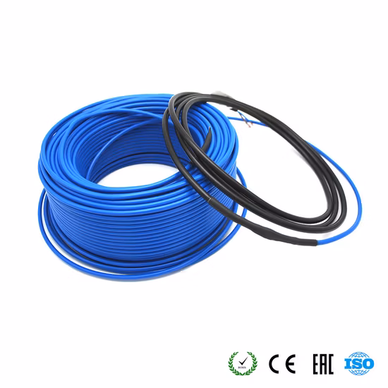 25W/M 30W/M 40W/M Parallel Water Proof Silicon Constant Power Heating Cable for Cold Storage Drain