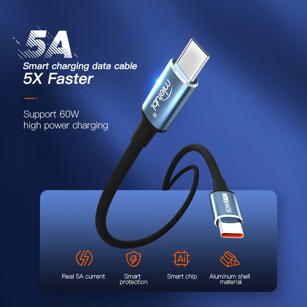 Mietubl 5A Type-C Fast Charging Data Cable for Mobile Phone