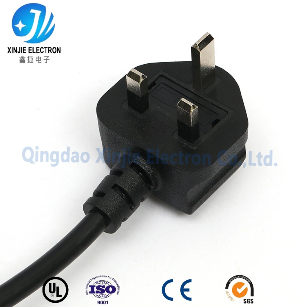 Electrical Power Cord with UK/Us Plug for Home Appliance