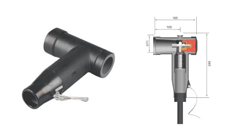 15kv 630A Deadbreak T Fore Connector