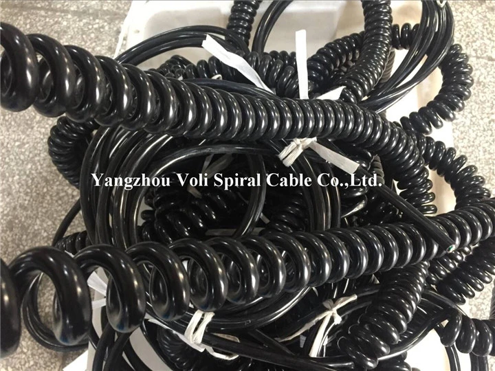 Customized Multicore Power Cable Wire Spiral Cable Coil Cable for LED Portable Mobile Generator Light Tower